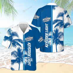 Keystone Light Palm 3D Printed Hawaiian Shirt