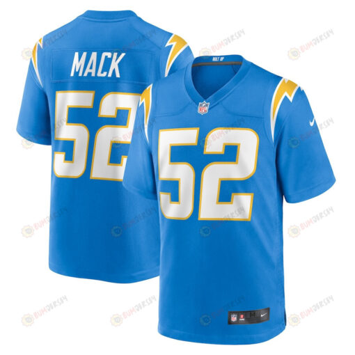 Khalil Mack 52 Los Angeles Chargers Youth Jersey - Powder Blue