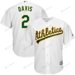 Khris Davis Oakland Athletics Home Official Cool Base Player Jersey - White