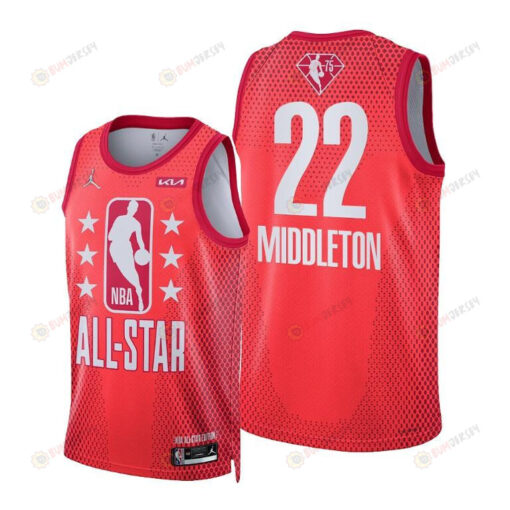 Khris Middleton 2022 All-Star Maroon Reserves Jersey Bucks 22 - Men