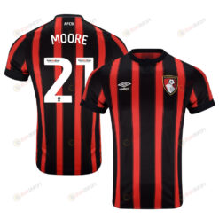 Kieffer Moore 21 AFC Bournemouth 2023-24 EFL Home Men Jersey - Red