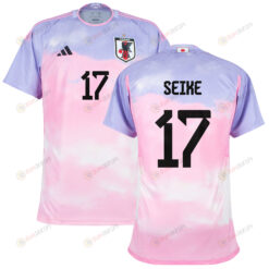Kiko Seike 17 Japan Women's National Team 2023-24 World Cup Away Men Jersey