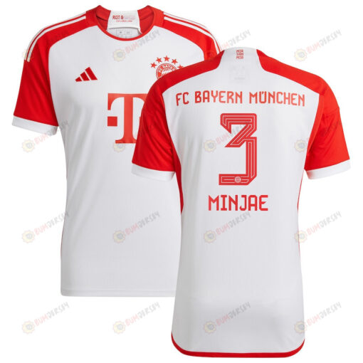 Kim Min-jae 3 Bayern Munich 2023/24 Home Youth Jersey - White