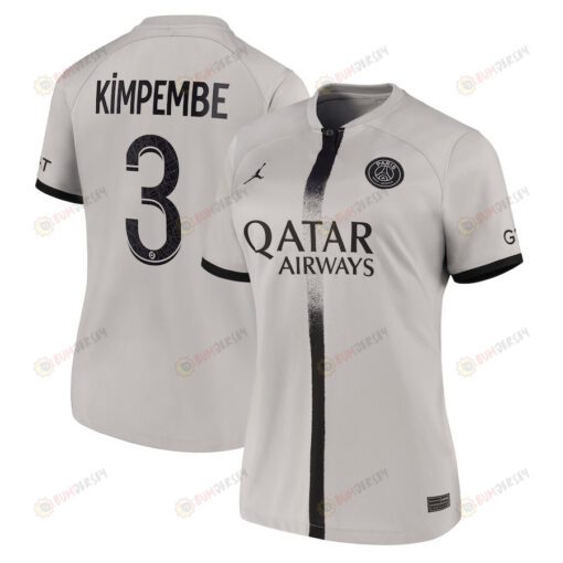 Kimpembe 3 Paris Saint-Germain Women 2022/23 Away Jersey - Black