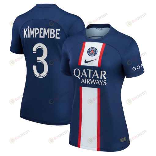 Kimpembe 3 Paris Saint-Germain Women 2022/23 Home Player Jersey - Blue