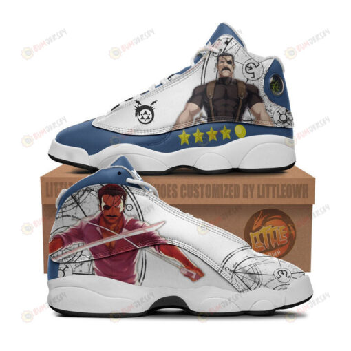 King Bradley Shoes Anime Fullmetal Alchemist Air Jordan 13 Shoes Sneakers