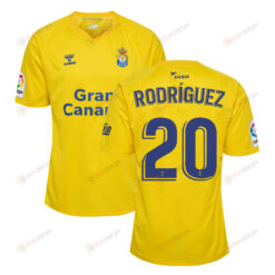 Kirian Rodr?guez 20 UD Las Palmas 2022-23 Home Jersey - Yellow