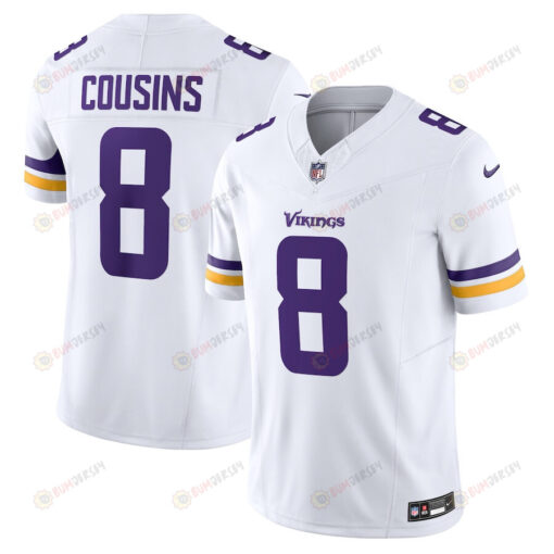 Kirk Cousins 8 Minnesota Vikings Classic Vapor F.U.S.E. Limited Men Jersey - White