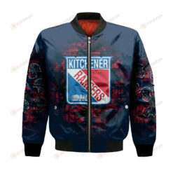 Kitchener Rangers Bomber Jacket 3D Printed Camouflage Vintage