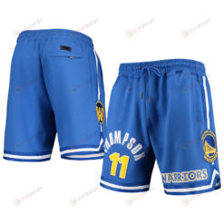 Klay Thompson 11 Golden State Warriors Royal Team Player Shorts - Men