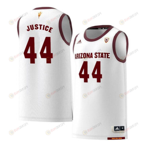 Kodi Justice 44 Arizona State Sun Devils Retro Basketball Men Jersey - White