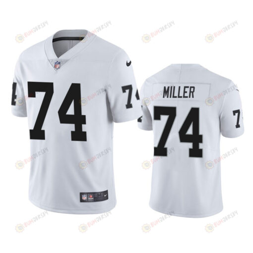 Kolton Miller Oakland Raiders 74 White Vapor Limited Jersey