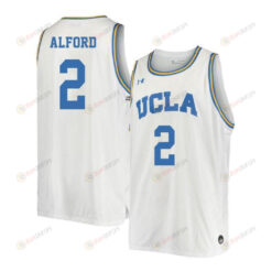 Kory Alford 2 UCLA Bruins Retro Elite Basketball Men Jersey - White