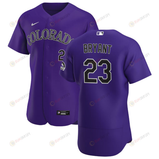 Kris Bryant 23 Colorado Rockies Alternate Jersey - Purple Jersey