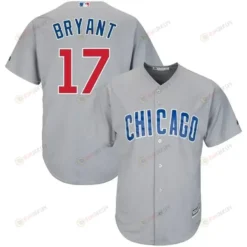Kris Bryant Chicago Cubs Cool Base Player Jersey - Gray