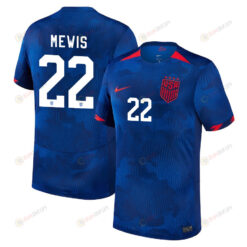 Kristie Mewis 22 USA Women's National Team 2023-24 World Cup Away Men Jersey