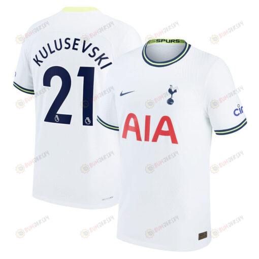 Kulusevski 21 Tottenham Hotspur Men 2022/23 Home Player Jersey - White