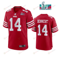 Kurt Benkert 14 San Francisco 49Ers Super Bowl LVII Men's Jersey