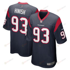 Kurt Hinish Houston Texans Game Player Jersey - Navy