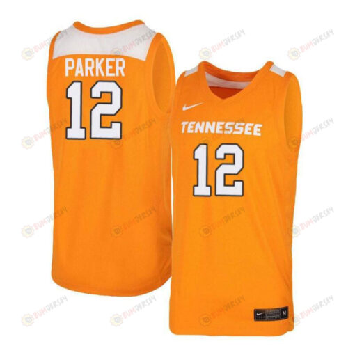 Kwe Parker 12 Tennessee Volunteers Elite Basketball Men Jersey - Orange White