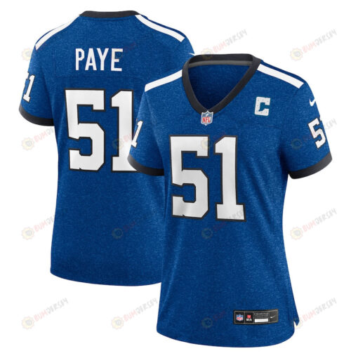 Kwity Paye 51 Indianapolis Colts Indiana Nights Alternate Game Women Jersey - Royal