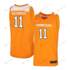 Kyle Alexander 11 Tennessee Volunteers Elite Basketball Men Jersey - Orange White