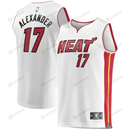 Kyle Alexander Miami Heat Fast Break Player Jersey White - Association Edition