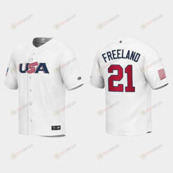 Kyle Freeland 21 USA Baseball 2023 World Baseball Classic Youth Jersey