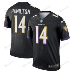 Kyle Hamilton 14 Baltimore Ravens Legend Jersey - Black