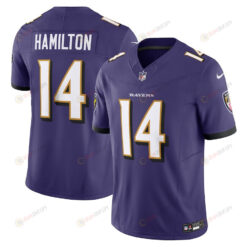 Kyle Hamilton 14 Baltimore Ravens Vapor F.U.S.E. Limited Jersey - Purple