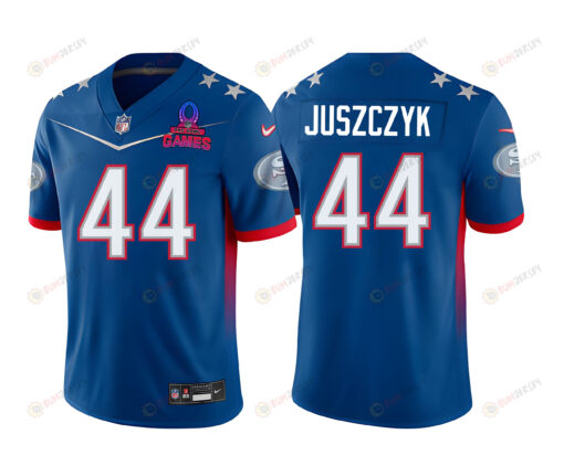 Kyle Juszczyk 44 49Ers Pro Bowl 2023 Patch Men Jersey - Blue