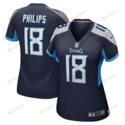 Kyle Philips Tennessee Titans Women's Game Player Jersey - Navy