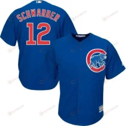 Kyle Schwarber Chicago Cubs Official Cool Base Player Jersey - Royal
