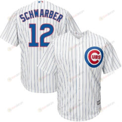 Kyle Schwarber Chicago Cubs Official Cool Base Player Jersey - White