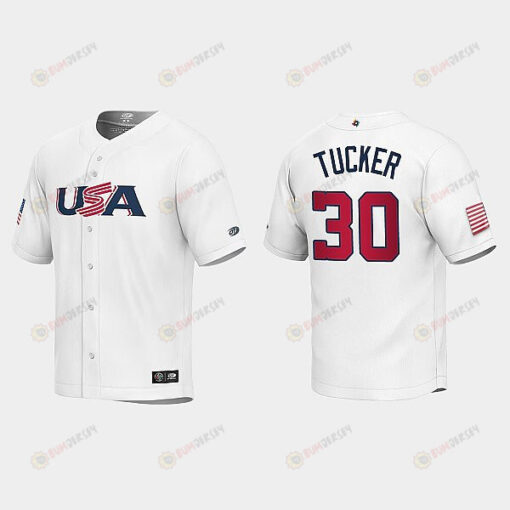 Kyle Tucker 30 USA Baseball 2023 World Baseball Classic Youth Jersey