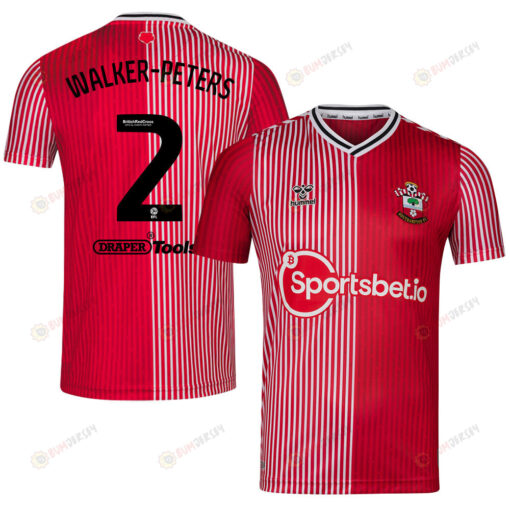 Kyle Walker-Peters 2 Southampton FC 2023/24 Home Men Jersey - Red