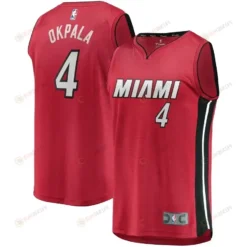 Kz Okpala Miami Heat Fast Break Player Jersey Red - Statement Edition