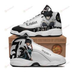 L Lawliet Shoes Death Note Anime Air Jordan 13 Shoes Sneakers