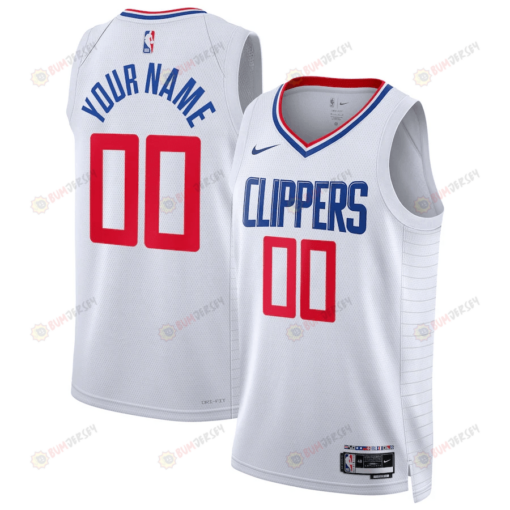 LA Clippers Custom 00 Men 2022/23 Swingman Jersey - Association Edition