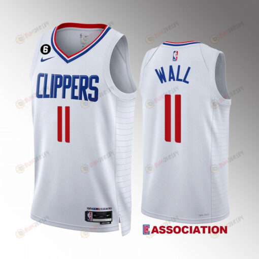 LA Clippers John Wall 2022-23 11 Association Edition White Jersey Swingman