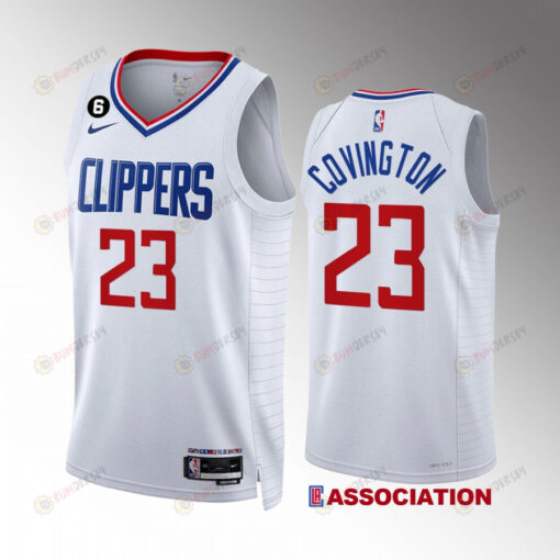 LA Clippers Robert Covington 23 2022-23 Association Edition White Jersey Swingman