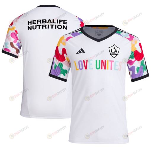 LA Galaxy 2023 Pride Pre-Match Men Jersey - White