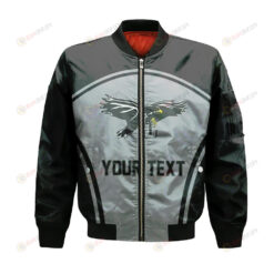 LIU Brooklyn Blackbirds Bomber Jacket 3D Printed Curve Style Sport