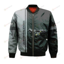 LIU Brooklyn Blackbirds Bomber Jacket 3D Printed Half Style