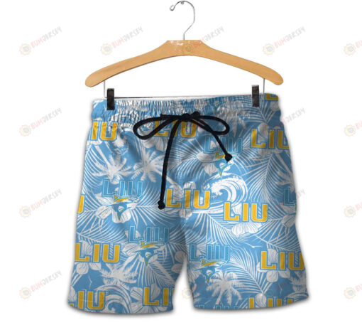 LIU Sharks Men Shorts Tropical Seamless