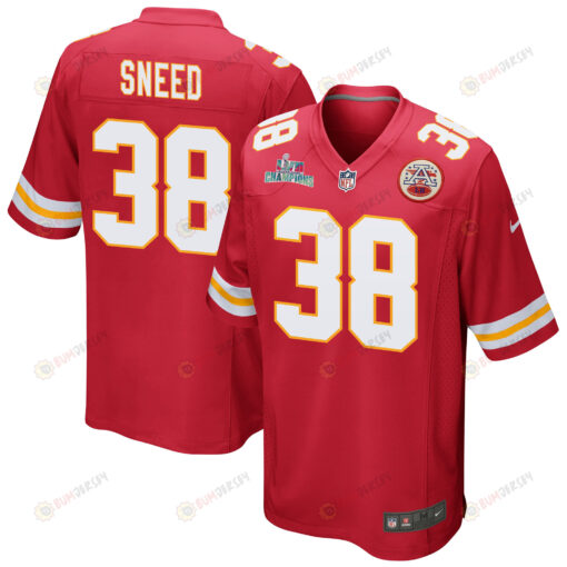 L'Jarius Sneed 38 Kansas City Chiefs Super Bowl LVII Champions Men's Jersey - Red