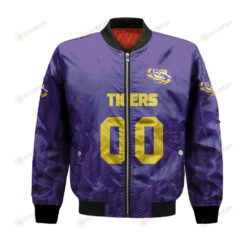 LSU Tigers Bomber Jacket 3D Printed Team Logo Custom Text And Number