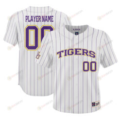 LSU Tigers ProSphere NIL Baseball Jersey Custom 00 - Men White