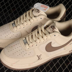 LV x Nike Air Force 1 07 Low Khaki Wheat Shoes Sneakers