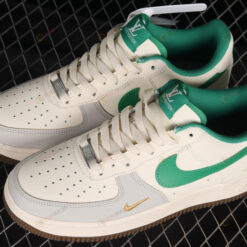 LV x Nike Air Force 1 07 Low White Grey Green Shoes Sneakers